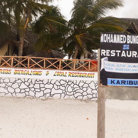 Mohammed Bungalows&Restaurant Matemwe  Eksteriør bilde